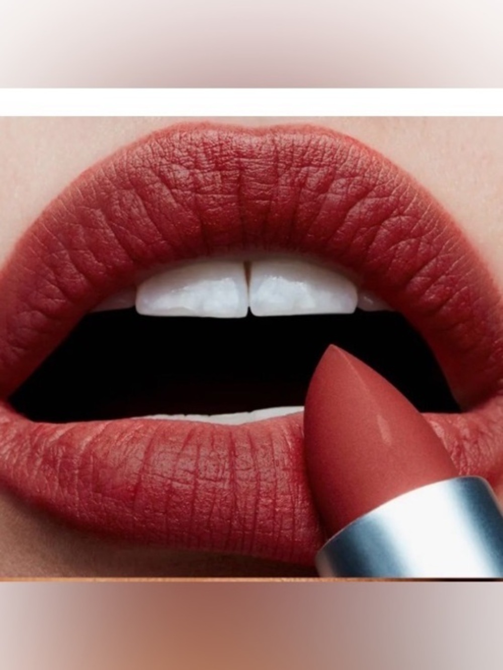 MAC DEVOTED TO CHILLI Matte Brick Red Lipstick - Women Makeup